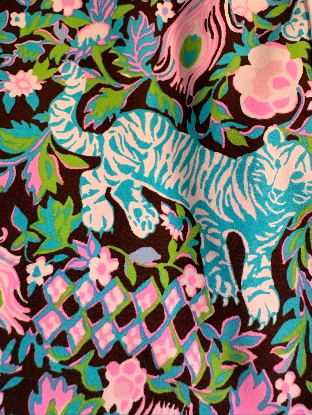 Lilly Pulitzer MEENA SKORT MULTI CROSSGRAIN ROYAL ZOO - Picture 5 of 6